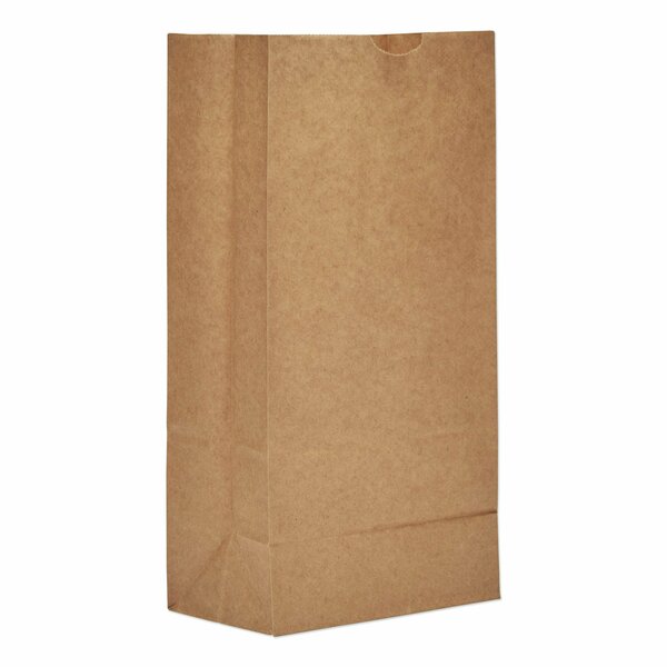 General Grocery Paper Bags, 60 lb Capacity, #8, 6.13 in. x 4.17 in. x 12.44 in., Kraft, 1000PK BAG GX8